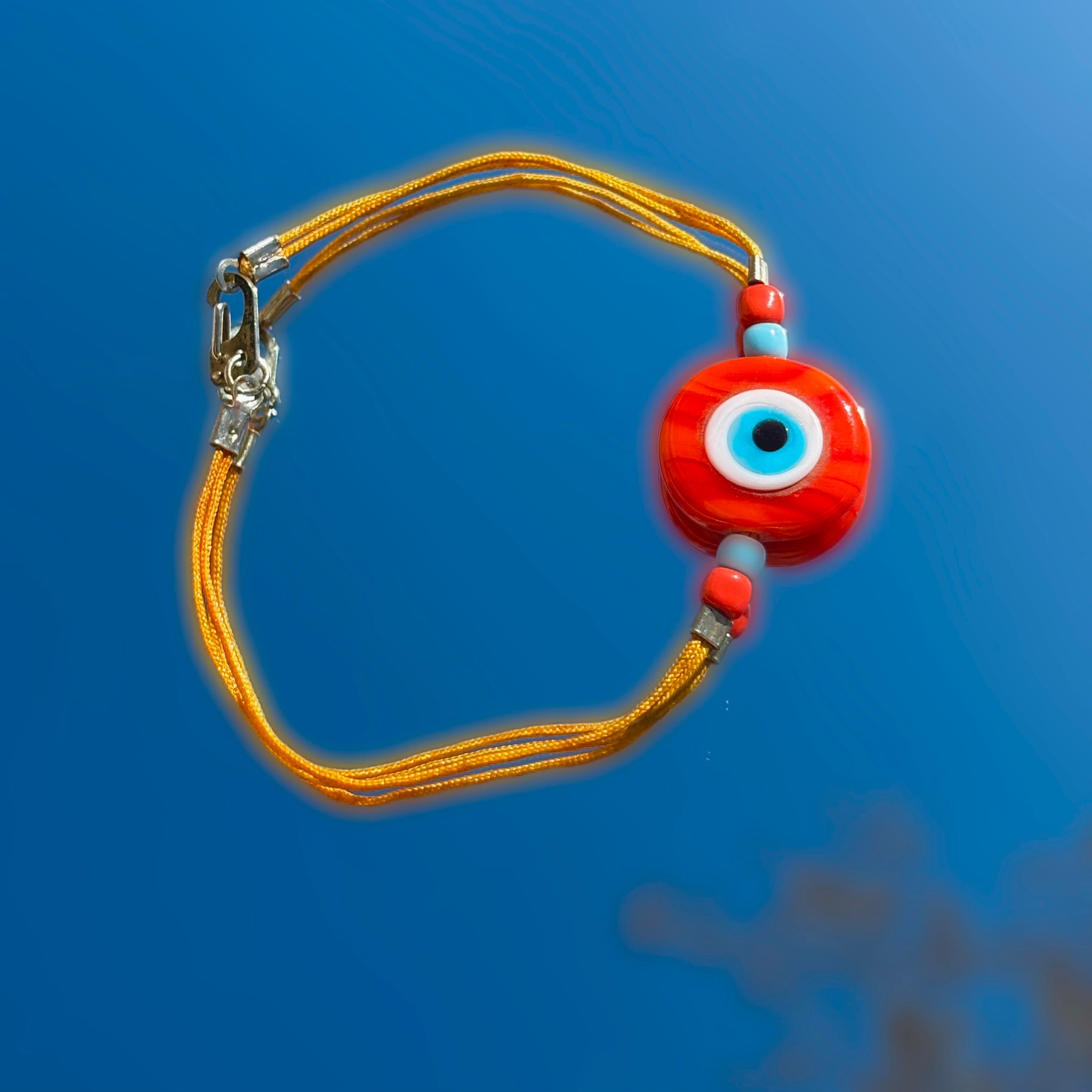 Bracelet-cordon-orange-oeil