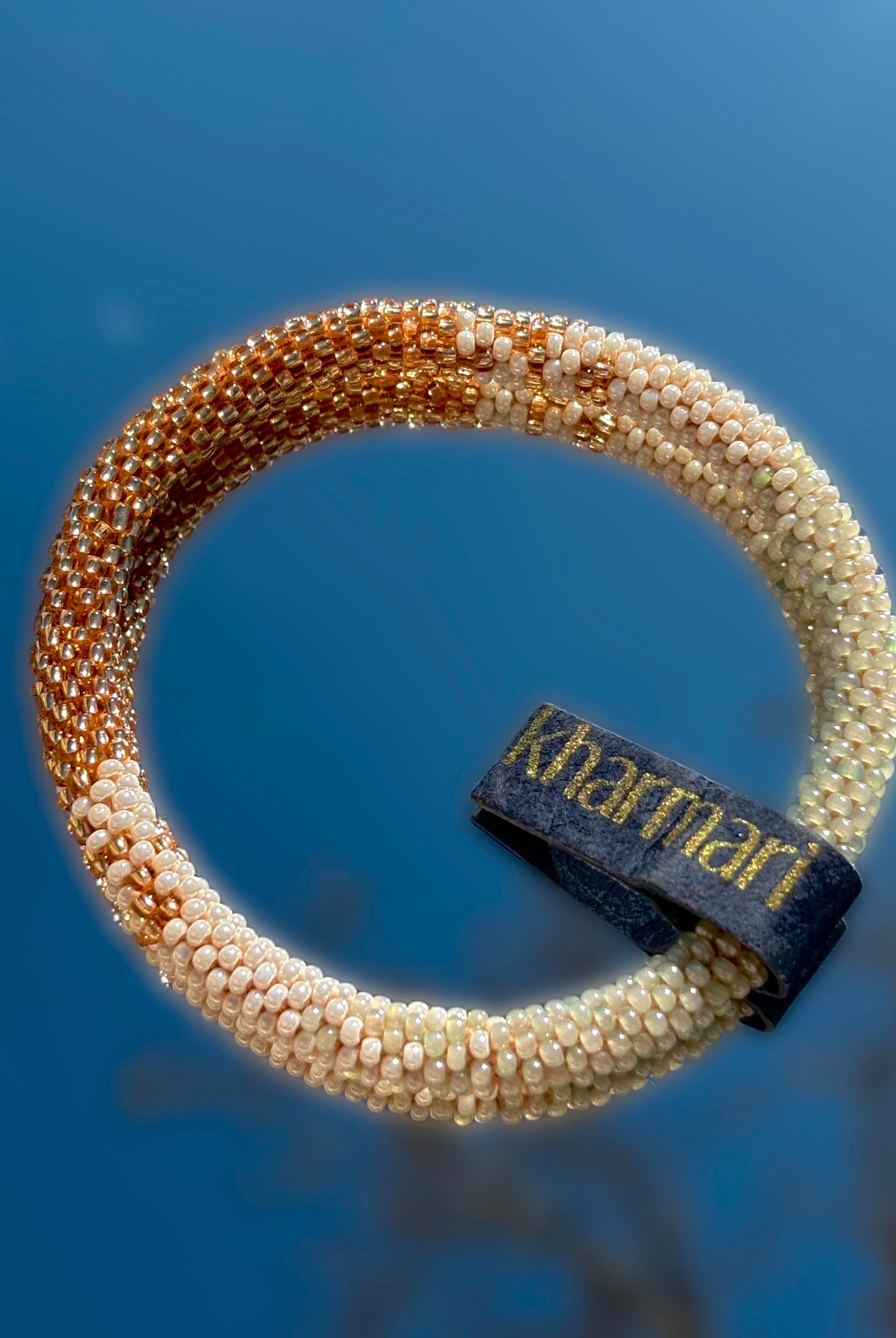 Bracelet-perle de verre-kharmari