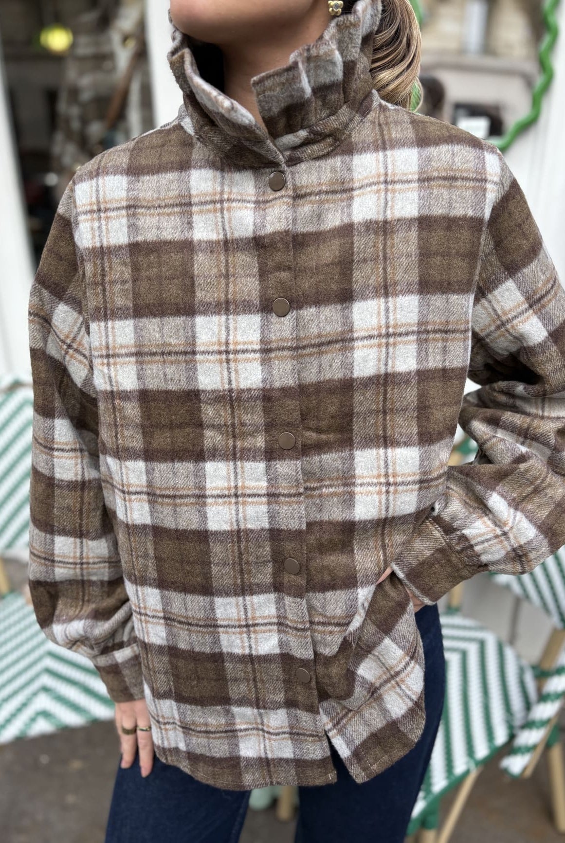 SURCHEMISE CAMEL DE FACE