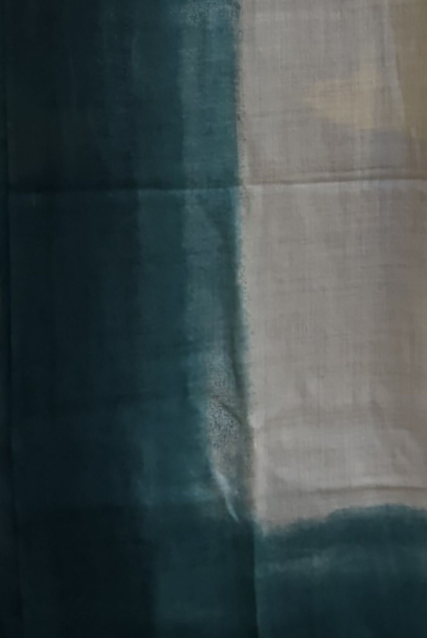 Echarpe en cachemire tie & dye, détail