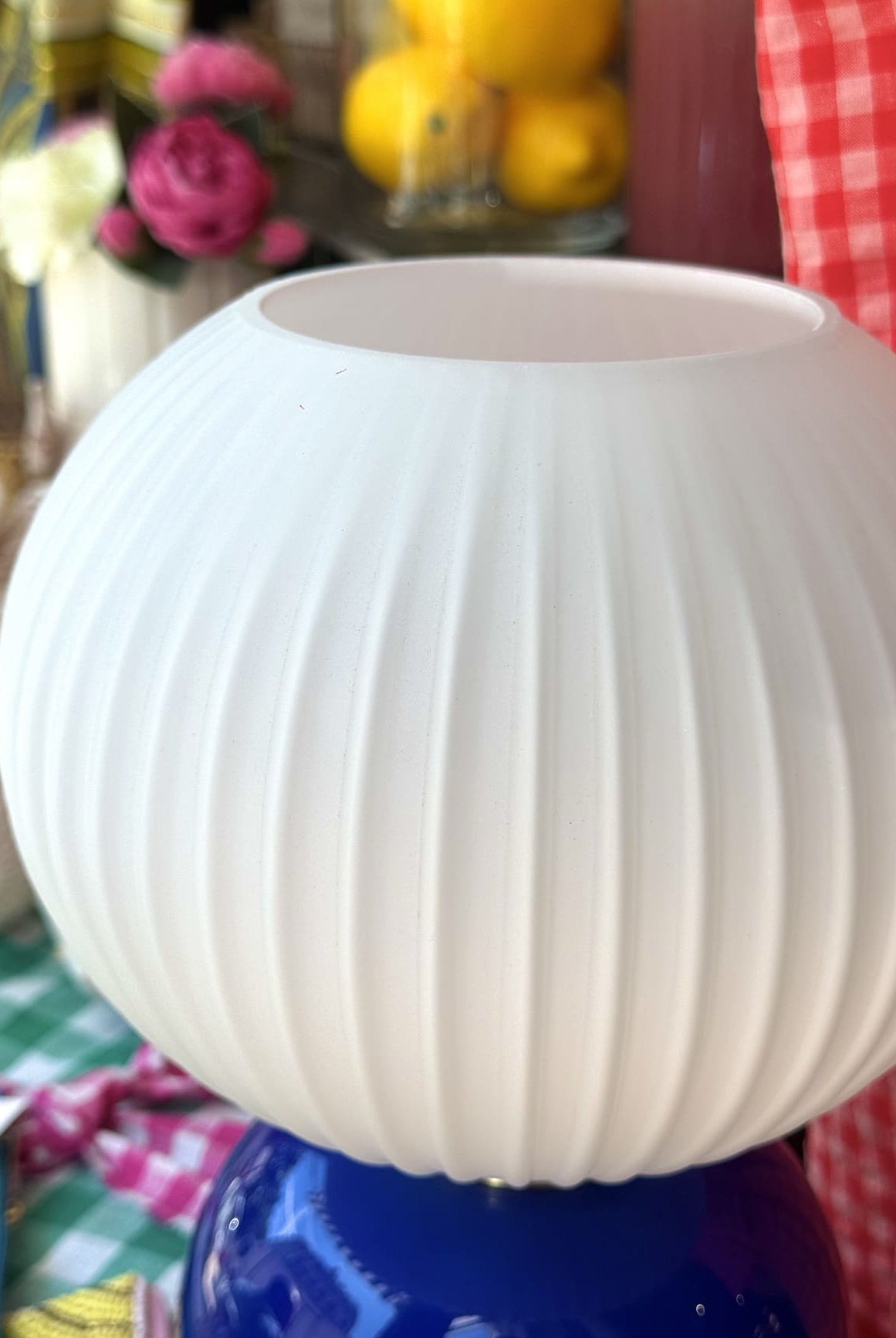 Éclairage de bureau –globe en verre