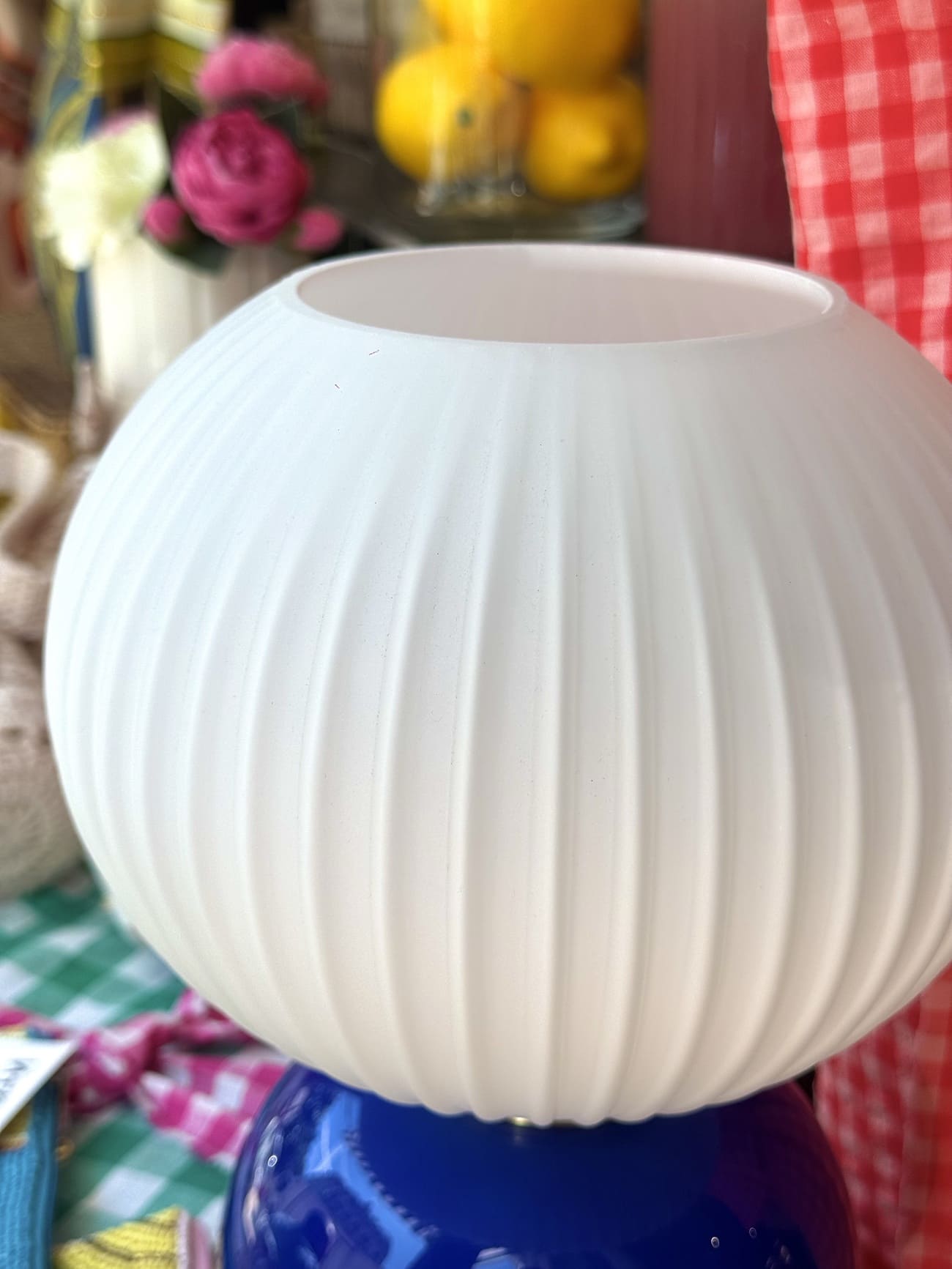 Éclairage de bureau –globe en verre