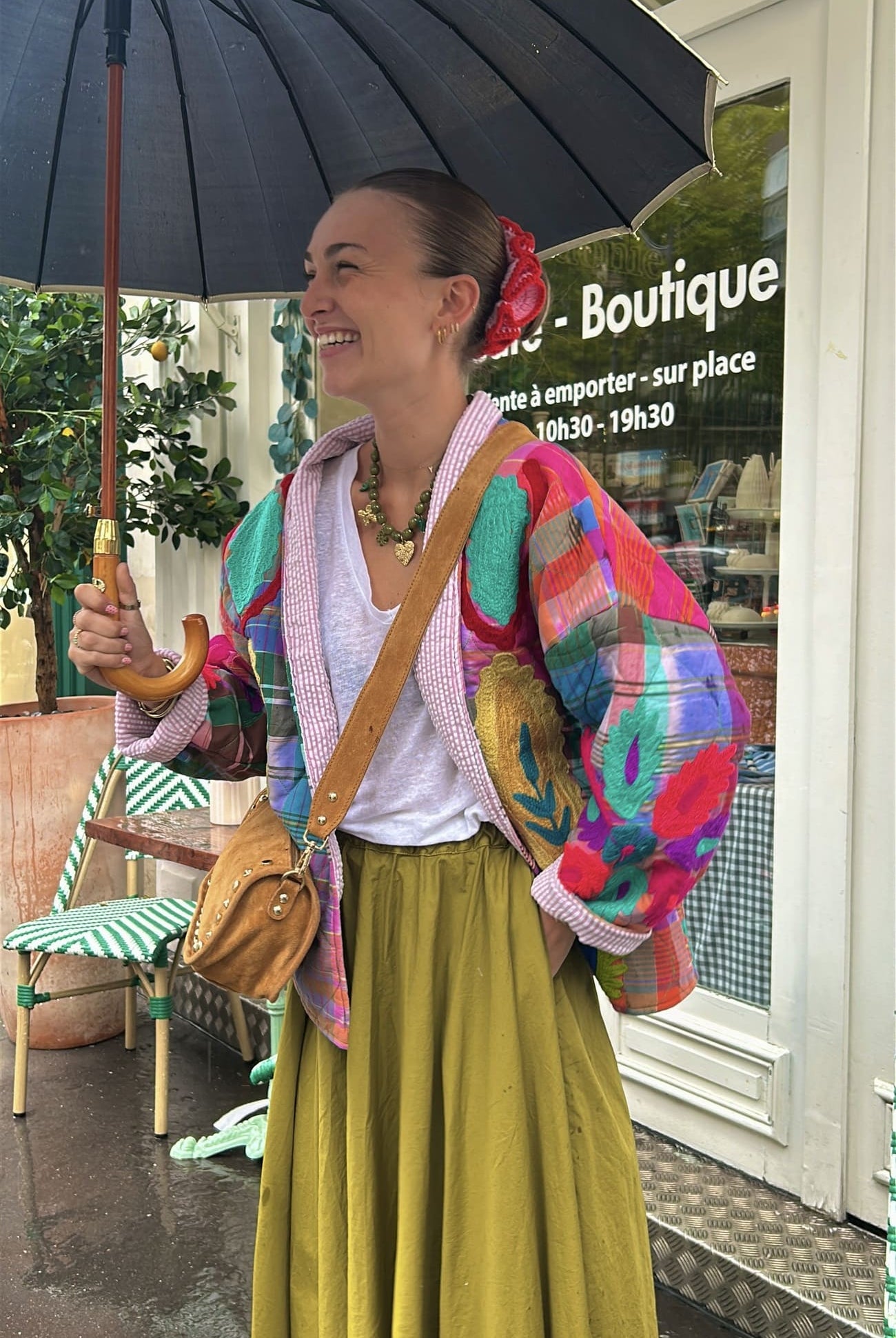 Jupe longue fluide femme forme corolle