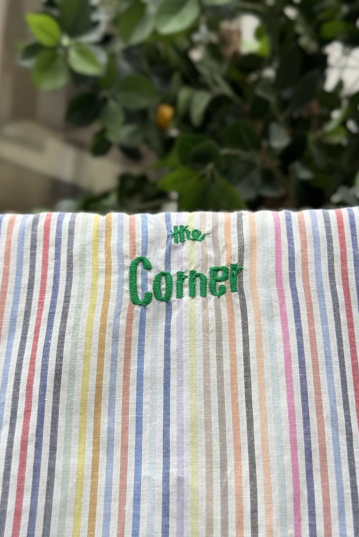 Tote-bag personnalisable à rayures