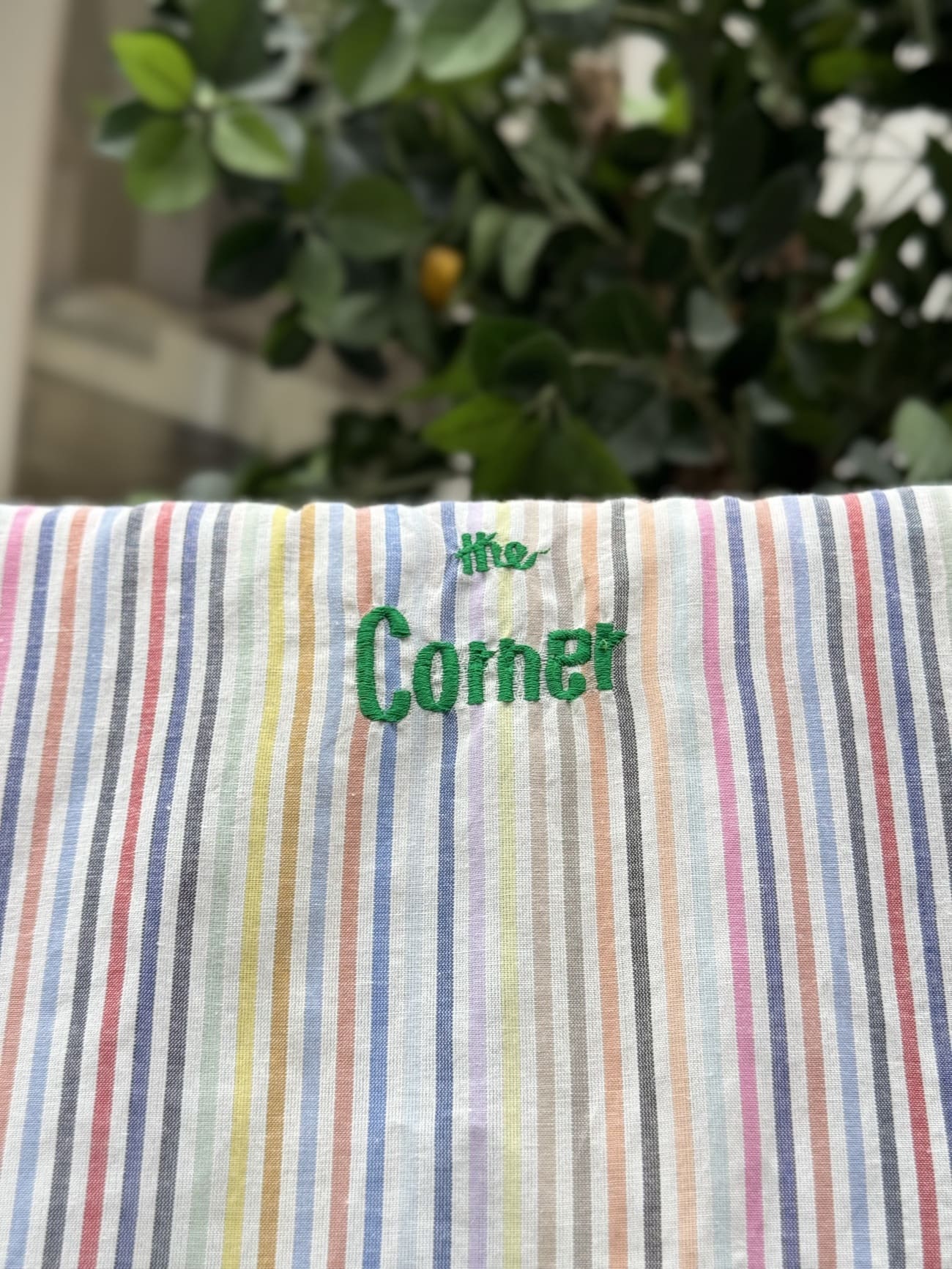 Tote-bag personnalisable à rayures