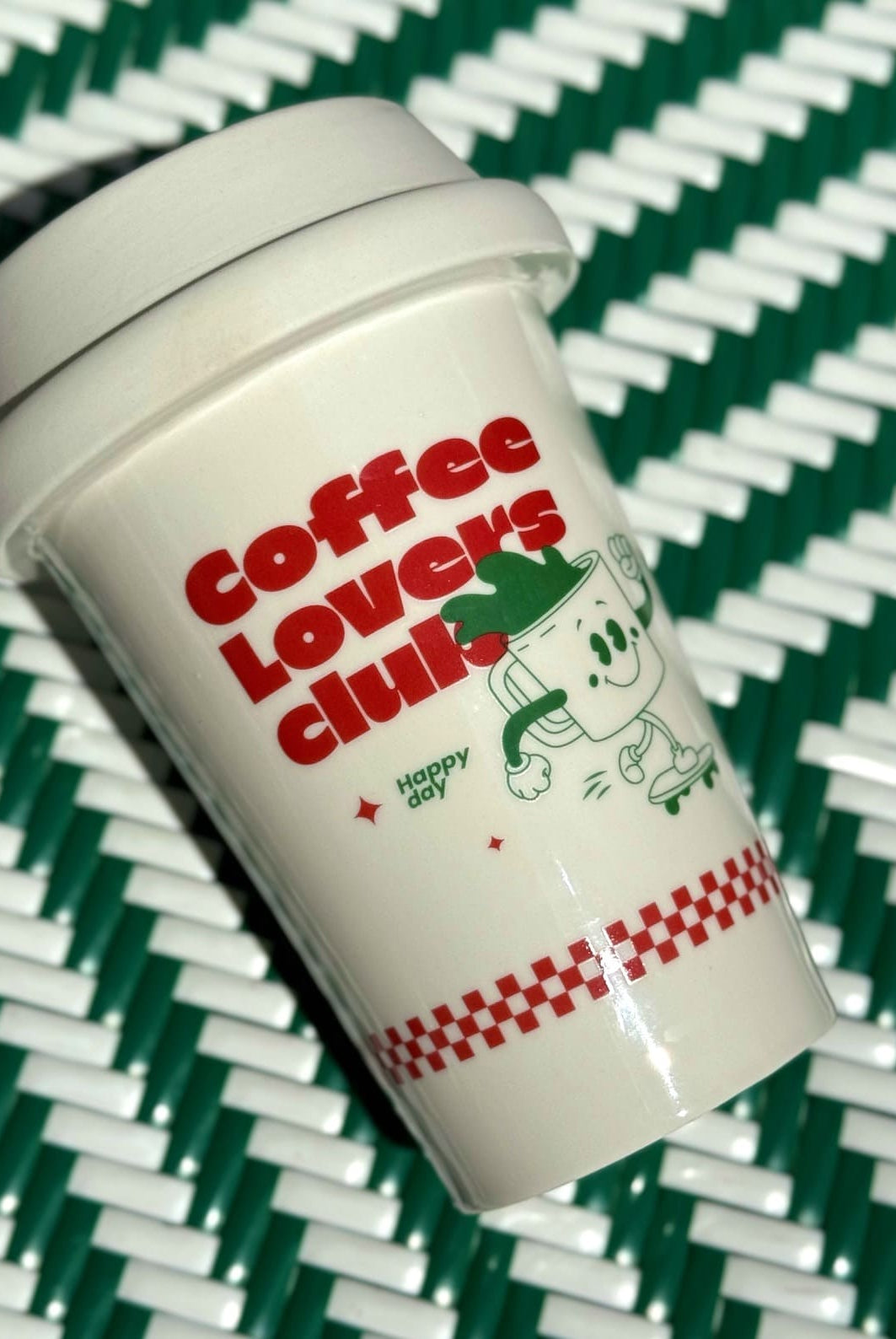 Vase décoratif tasse de café – idée cadeau pour amateur de café