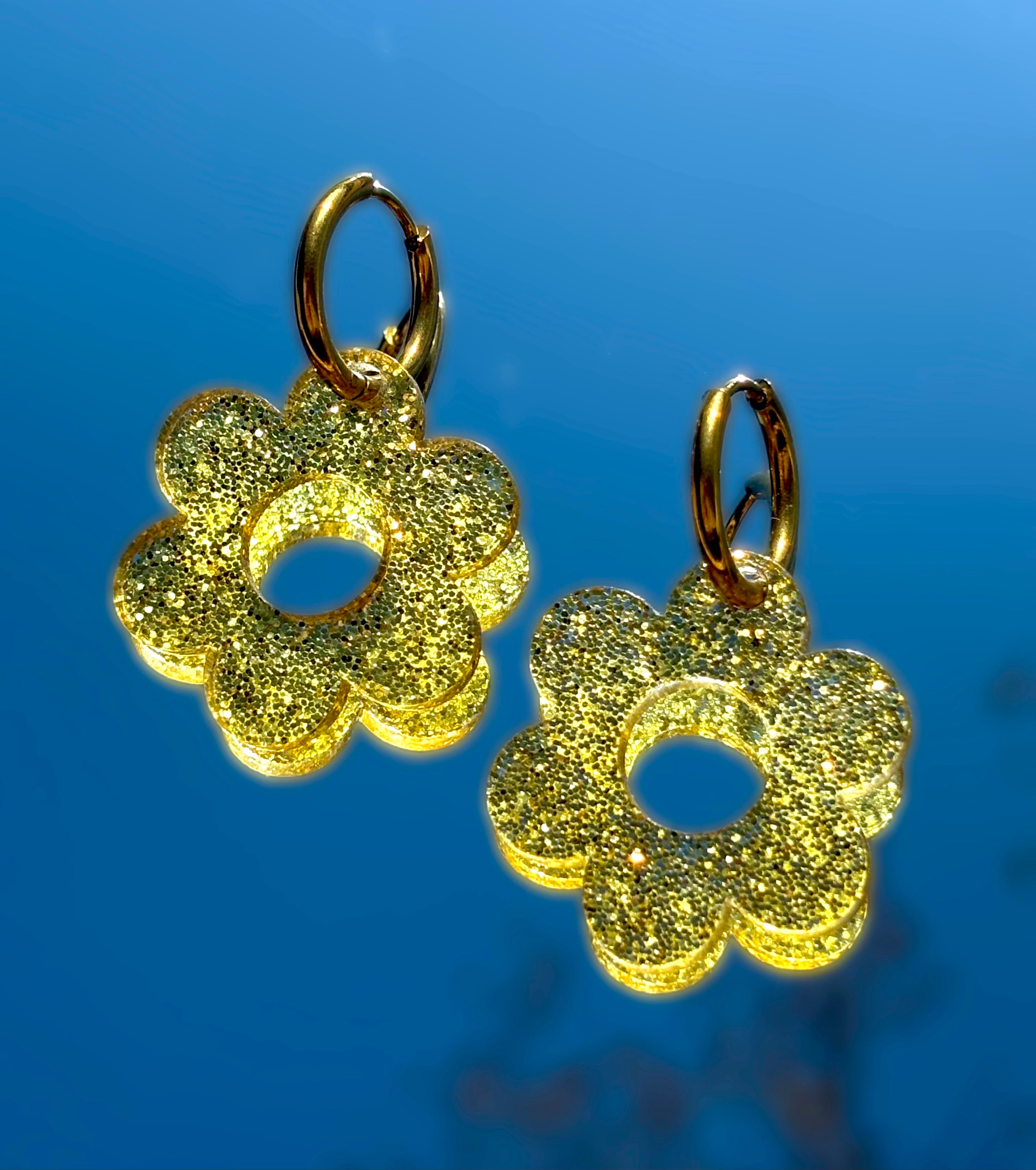 Boucle-d’oreille-fleur