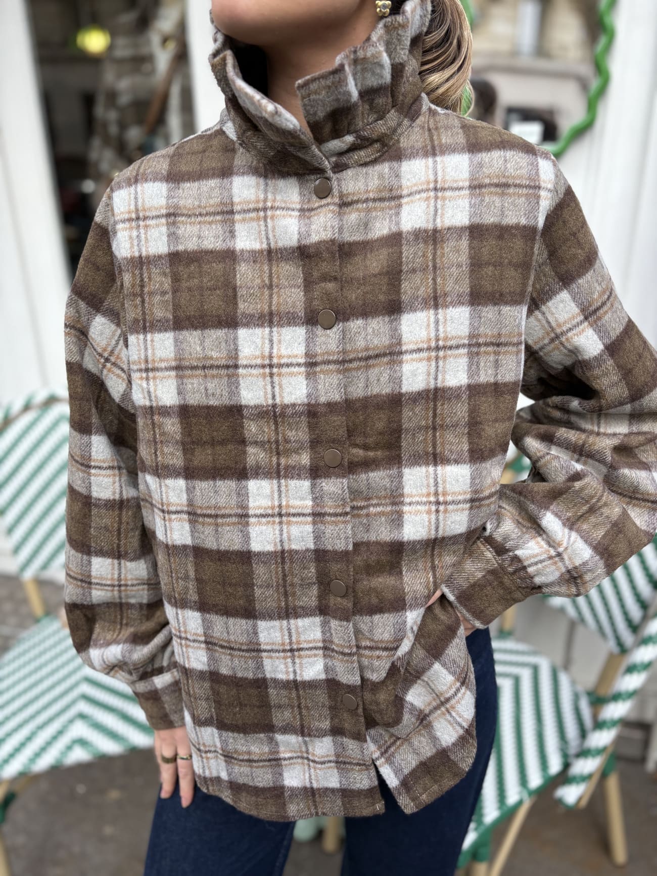 SURCHEMISE CAMEL DE FACE