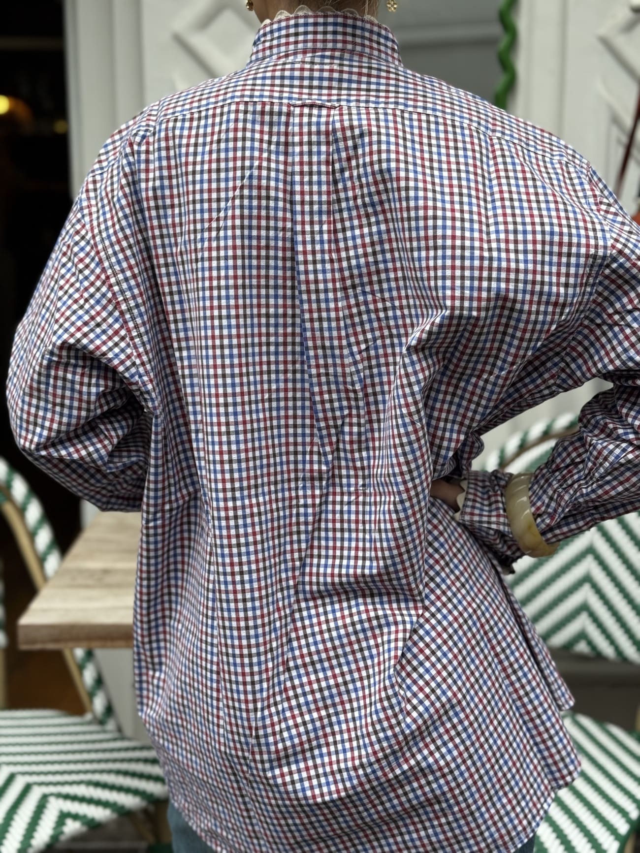 Chemise Ensemble Création Vichy – vue de dos