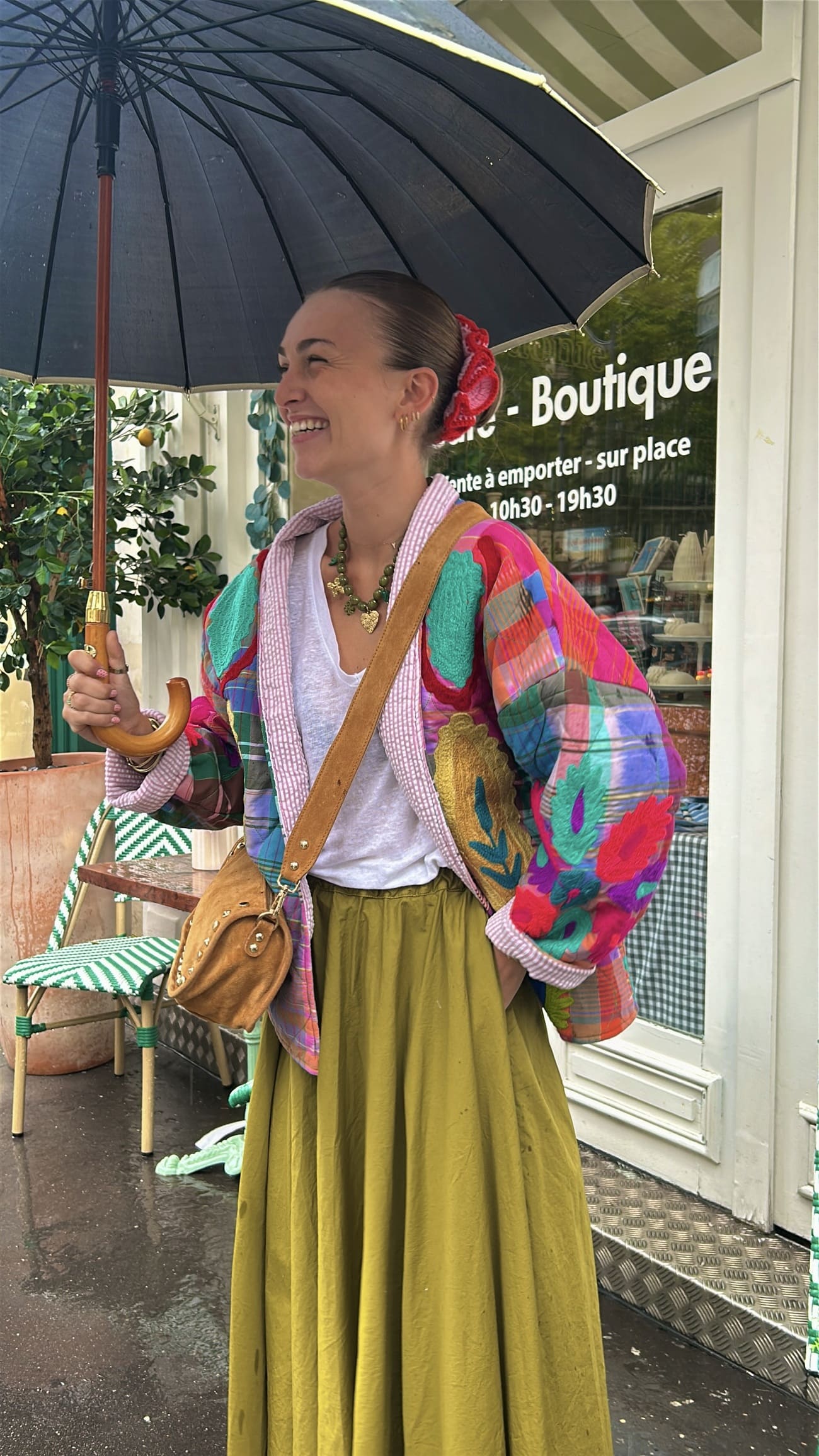 Jupe longue fluide femme forme corolle