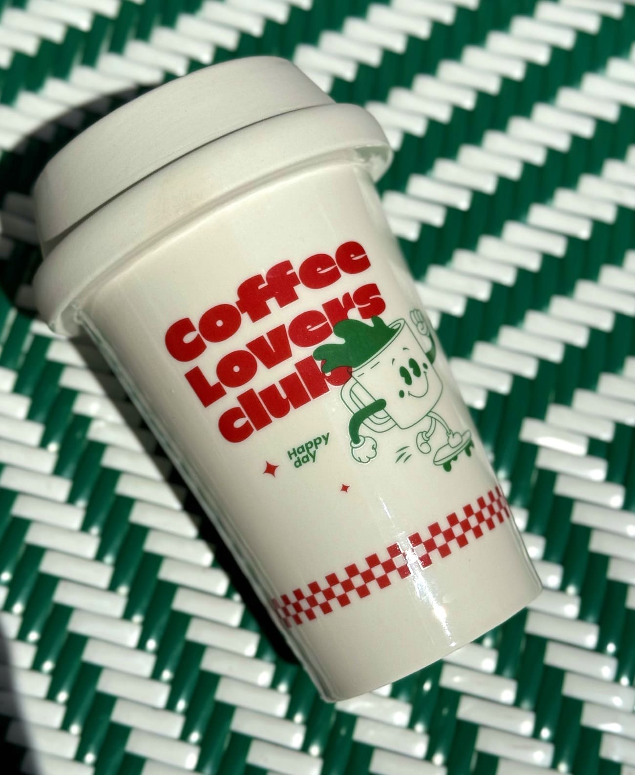 Vase décoratif tasse de café – idée cadeau pour amateur de café