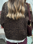 veste réversible léopard vue de dos